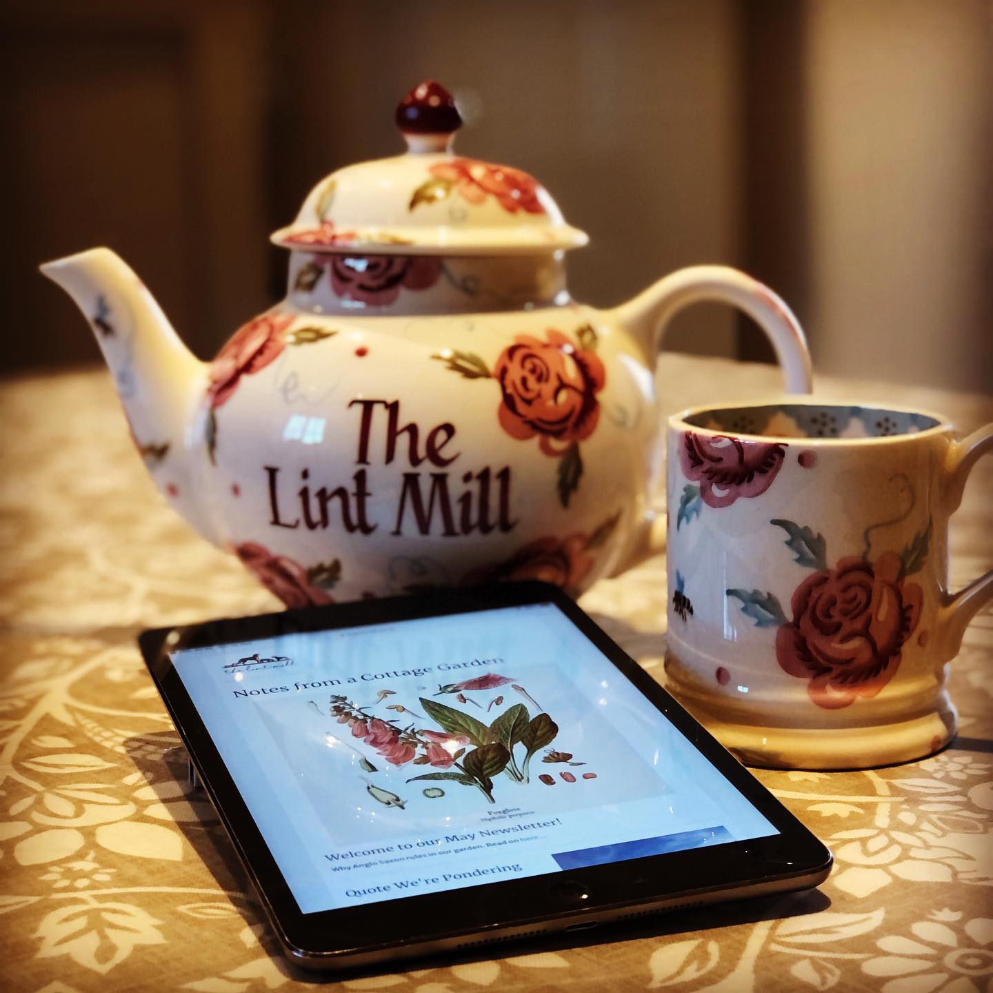 Our monthly newsletter comes out tomorrow. So plan to put the kettle on and have 10 minutes with us at The Lint Mill 😊 #relax #toptips #recipes #books #inspiration